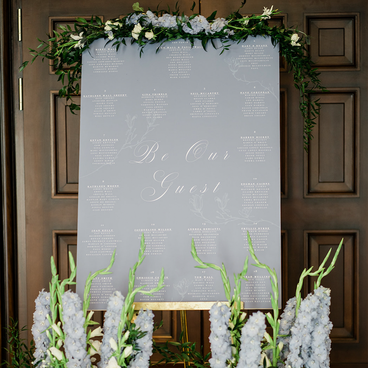 John & Paula's Double Height Seating Plan