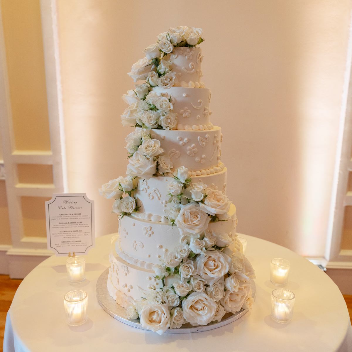 Luke & Seth's Custom Shape Wedding Cake Menu