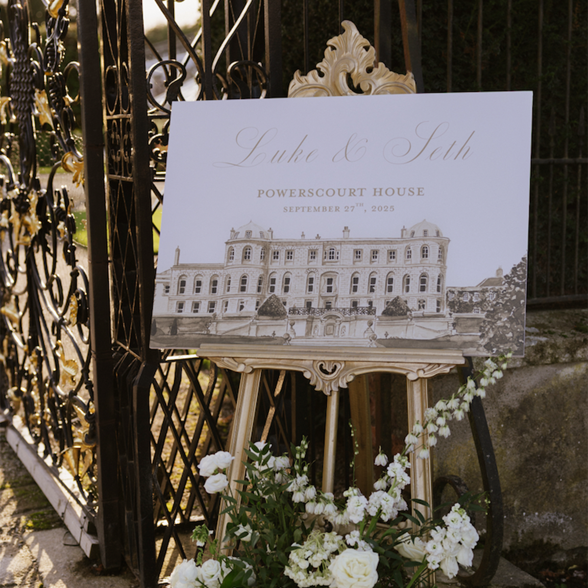 Luke & Seth's Welcome Sign