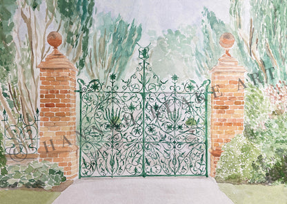 Tankardstown House Wedding Venue Watercolour Painting by Hannah Blake Art