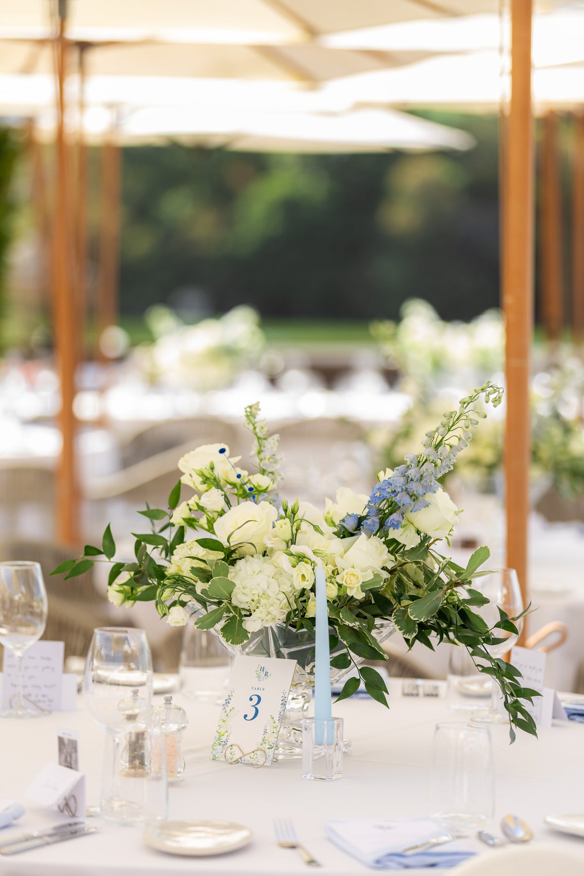 Hollie & Robert's Table Signs for their Summer Wedding in Casa Do Lago, Portugal